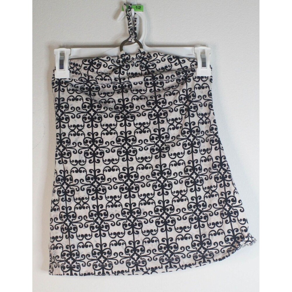 Banana Republic Stretch Knit Tube Top, Size XS Black White